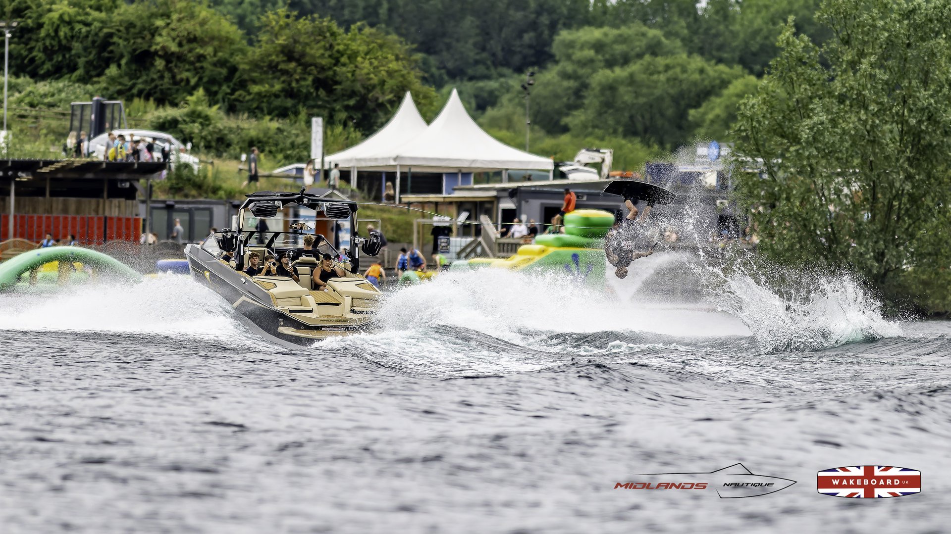 Rider at the 2025 Midlands Nautique Wake Open