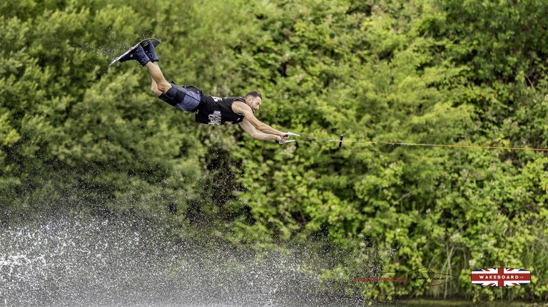 Rider at the 2025 Midlands Nautique Wake Open - Photo Mantis Pro Media