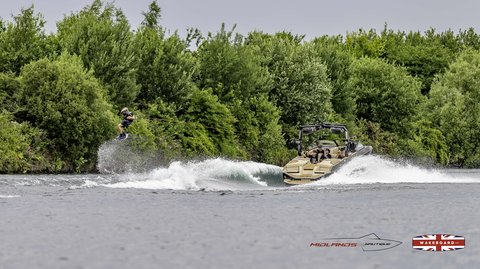 Rider at the 2025 Midlands Nautique Wake Open - Photo Mantis Pro Media