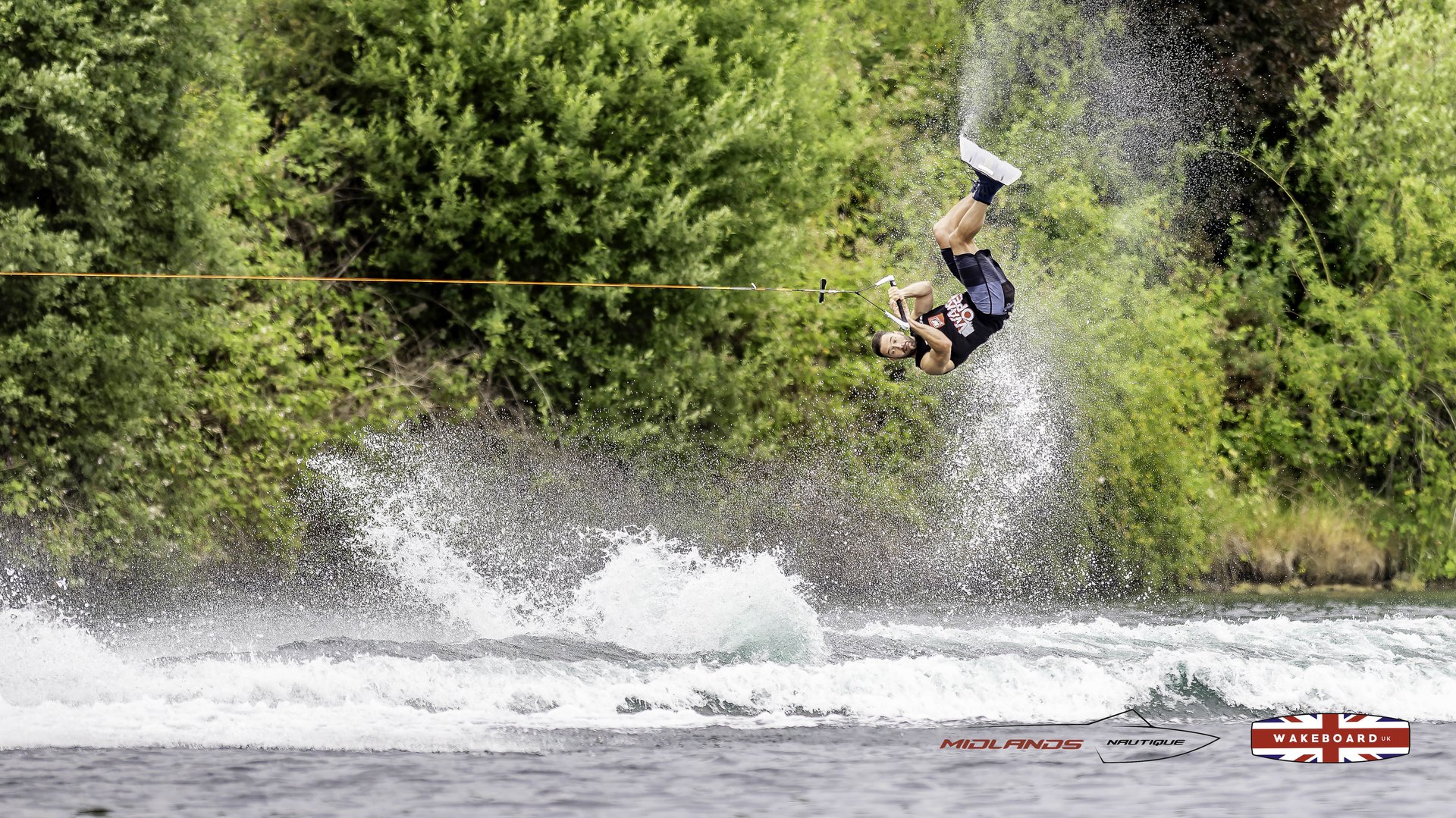 Rider at the 2025 Midlands Nautique Wake Open