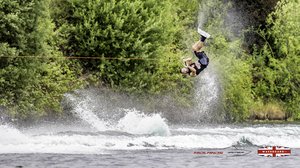 Rider at the 2025 Midlands Nautique Wake Open - Photo Mantis Pro Media