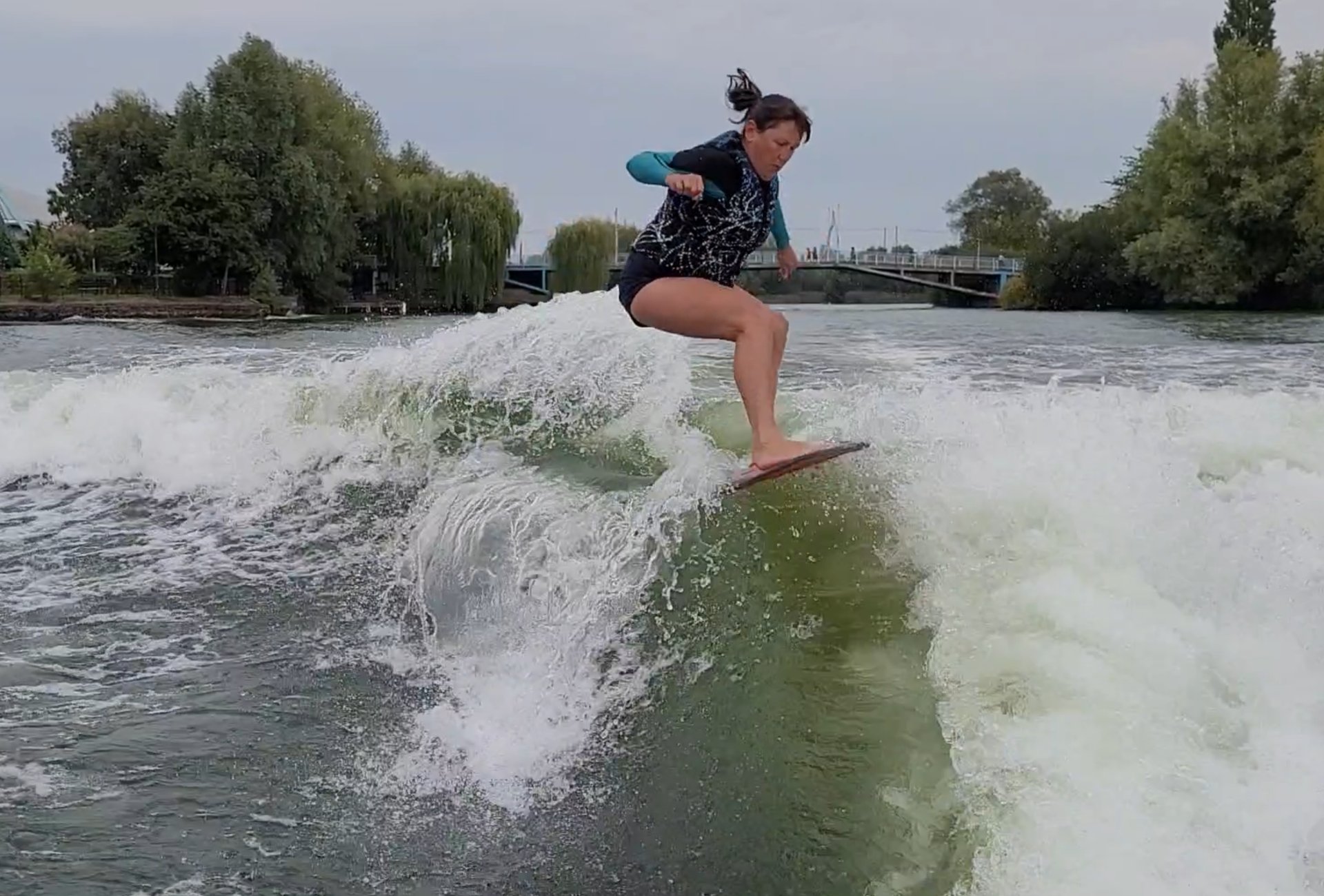 Christine Bickley at the 2022 Malibu Virtual Wake Open