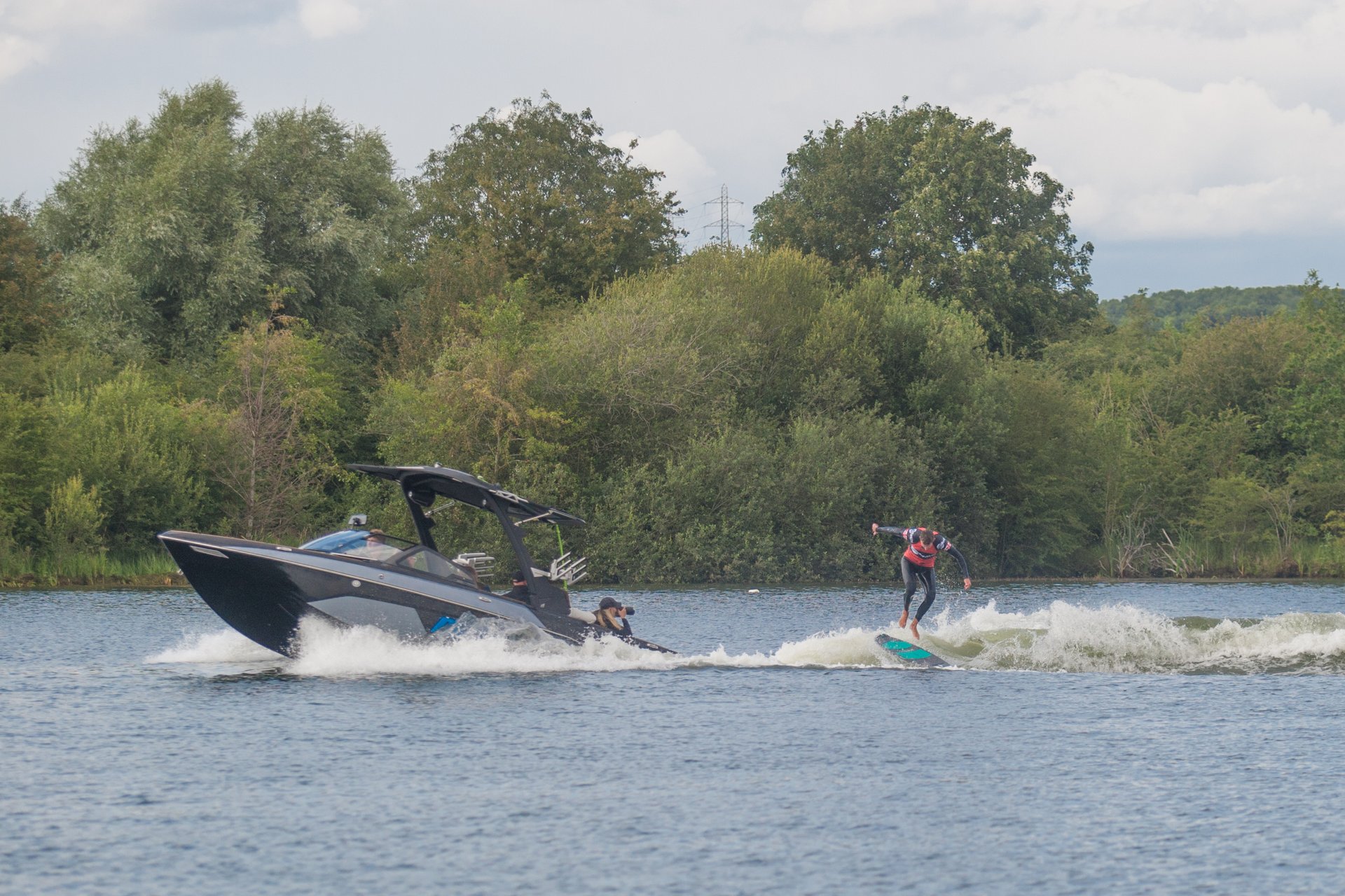 Ant Edwards at the 2023 Malibu Boats UK Wakesurf Nationals