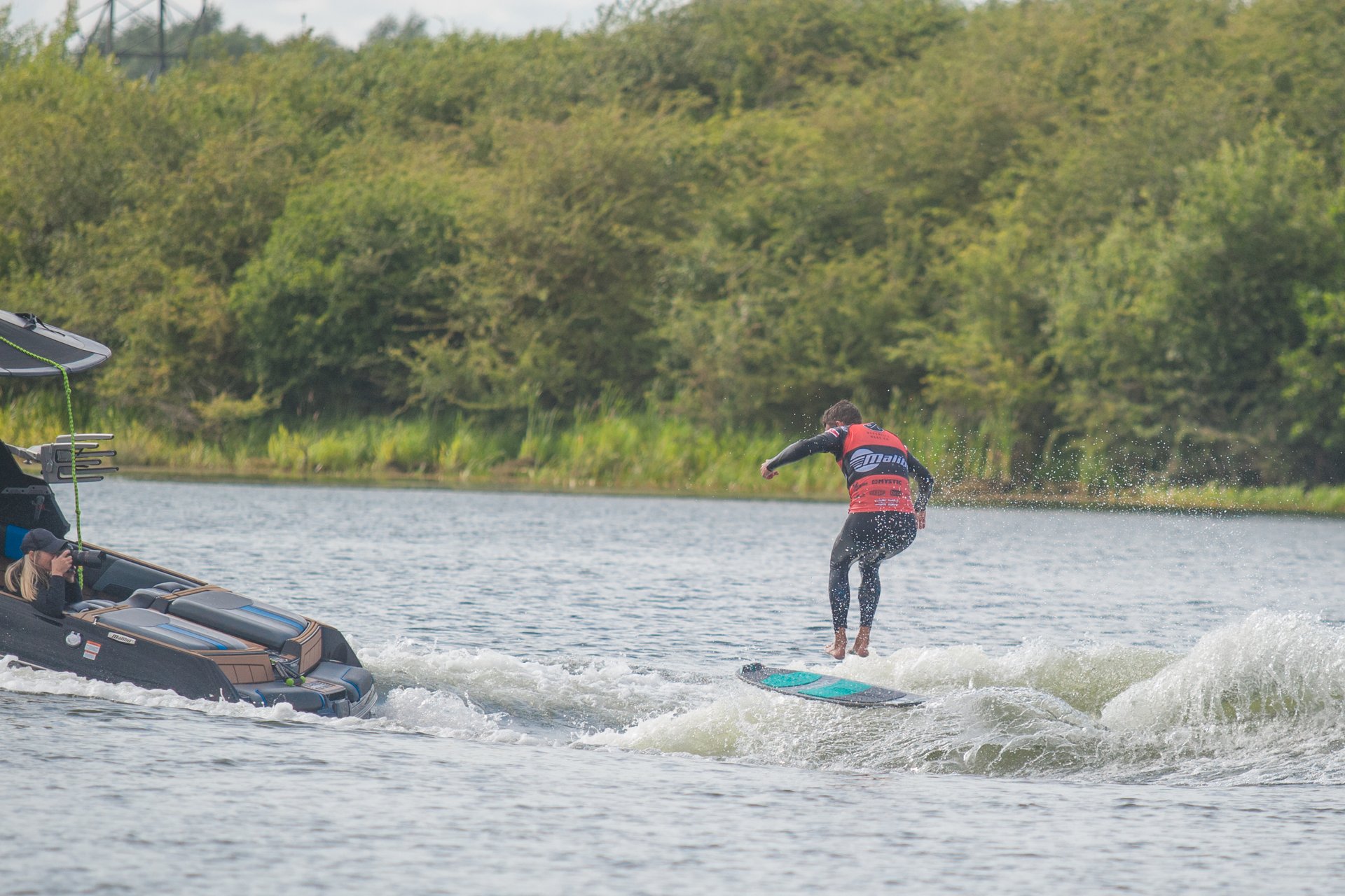Ant Edwards at the 2023 Malibu Boats UK Wakesurf Nationals