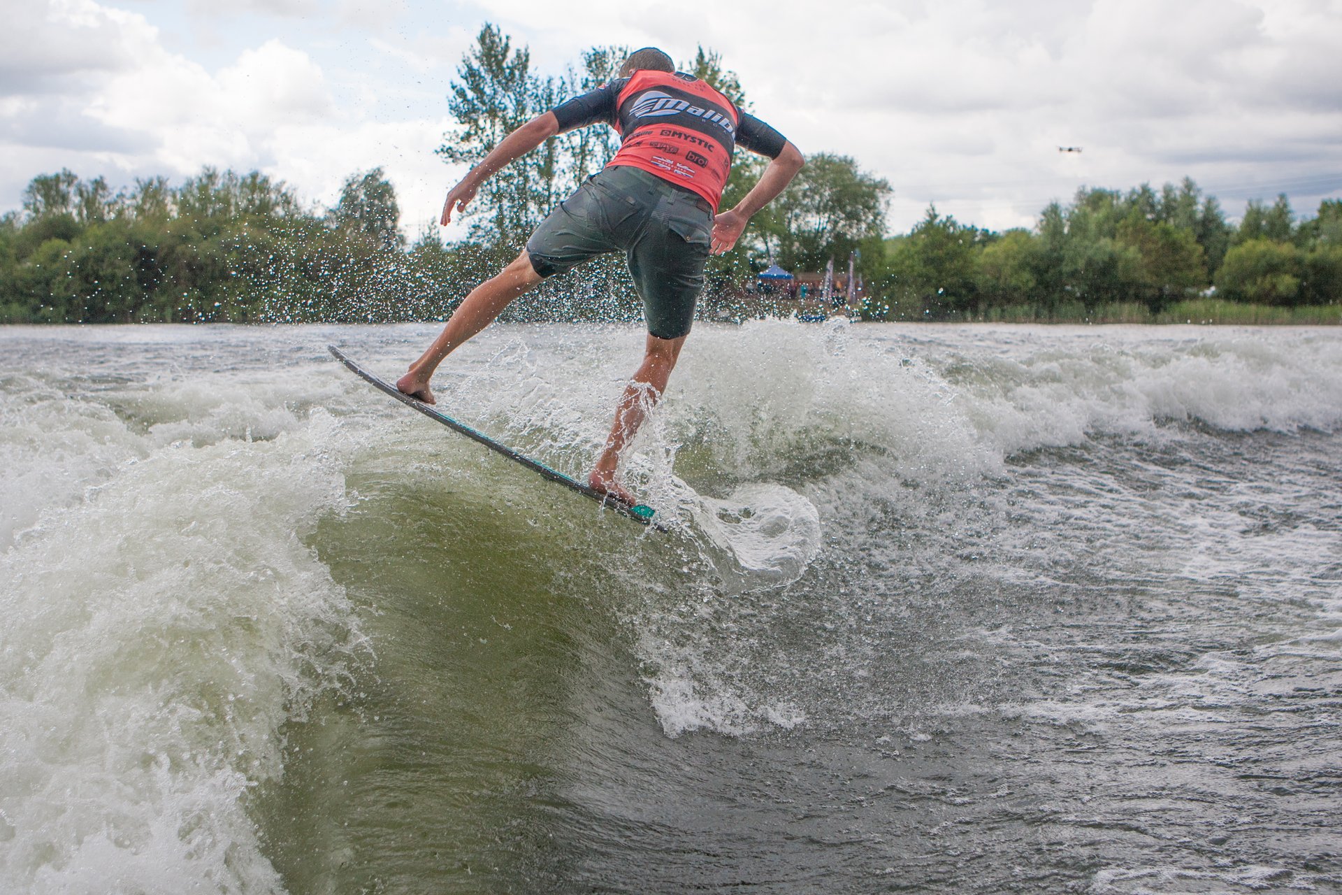 Ant Edwards at the 2023 Malibu Boats UK Wakesurf Nationals