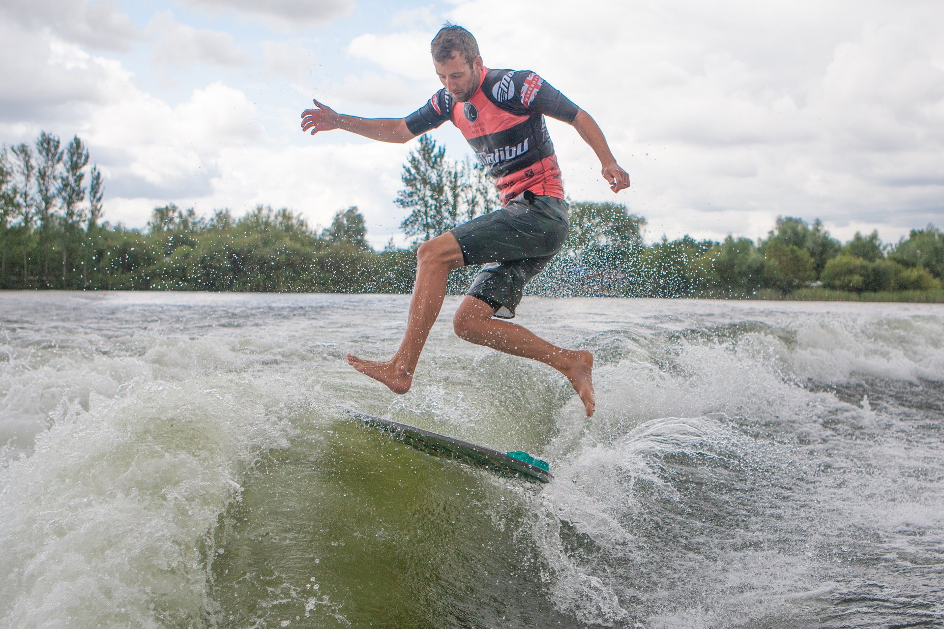 Ant Edwards at the 2023 Malibu Boats UK Wakesurf Nationals