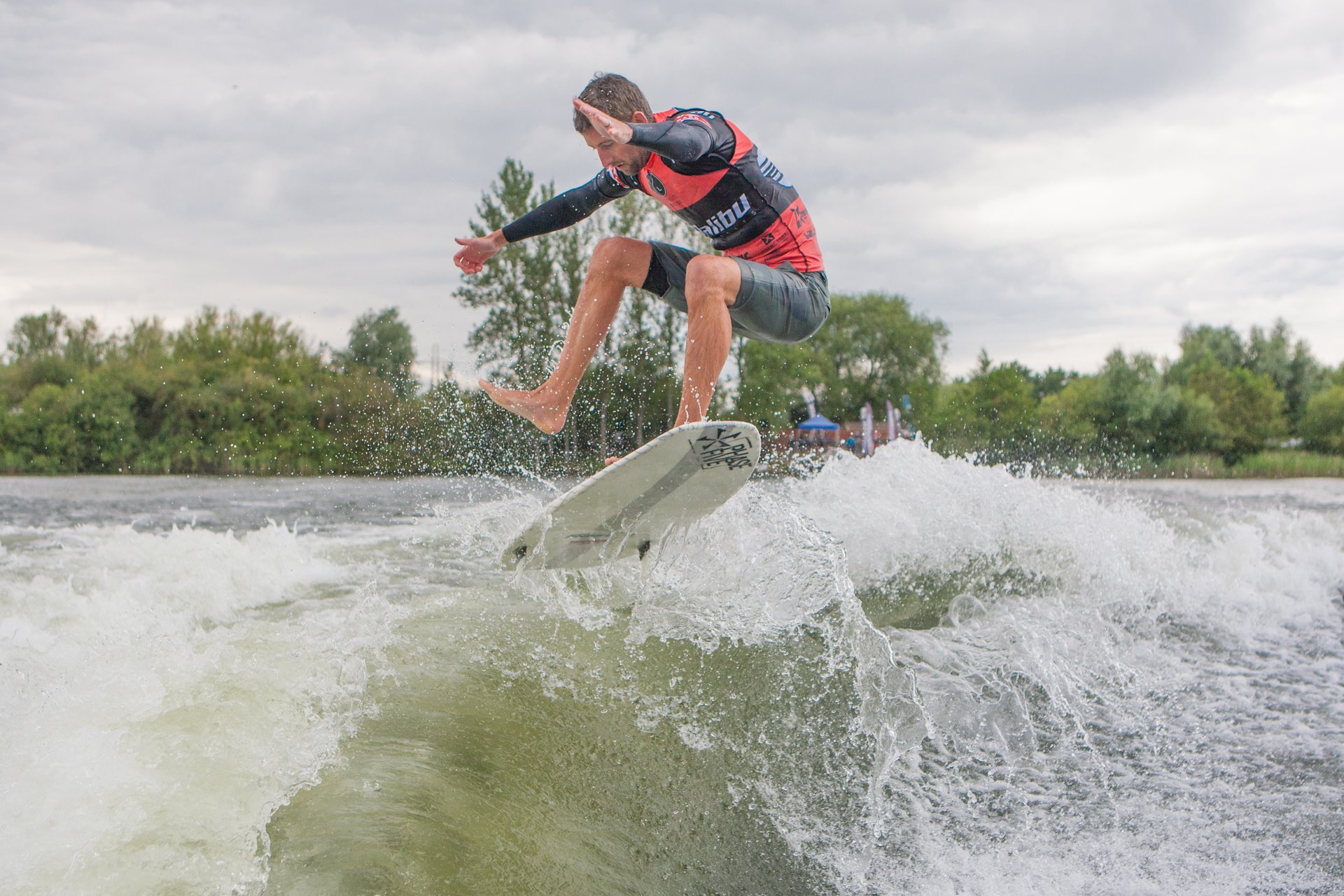 Ant Edwards at the 2023 Malibu Boats UK Wakesurf Nationals