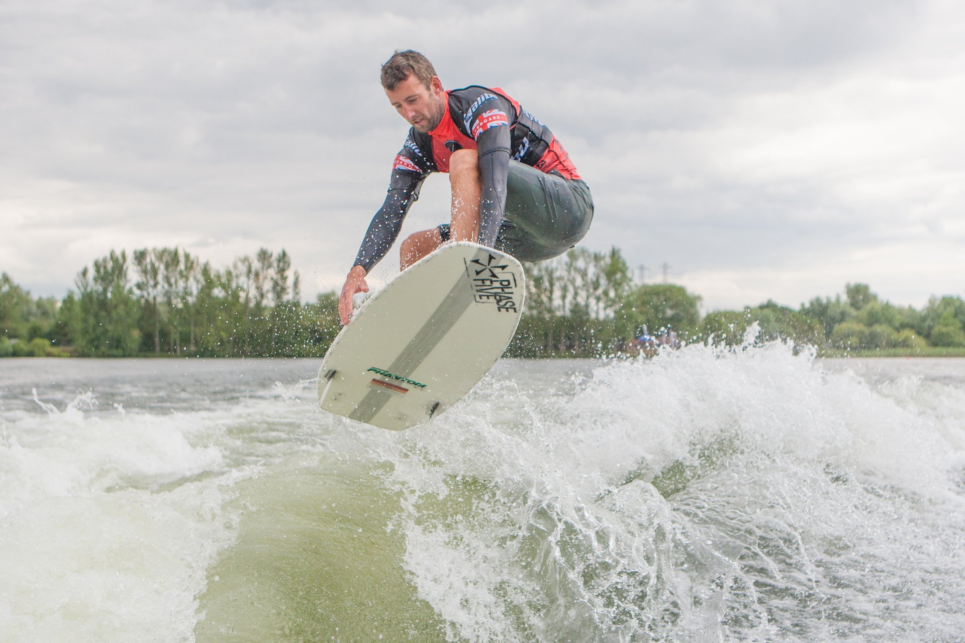 Ant Edwards at the 2023 Malibu Boats UK Wakesurf Nationals