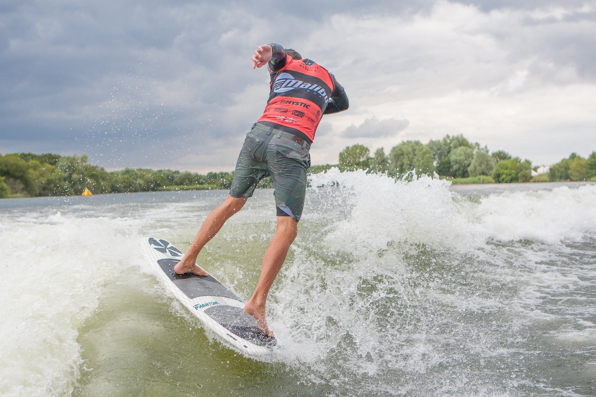 Ant Edwards at the 2023 Malibu Boats UK Wakesurf Nationals
