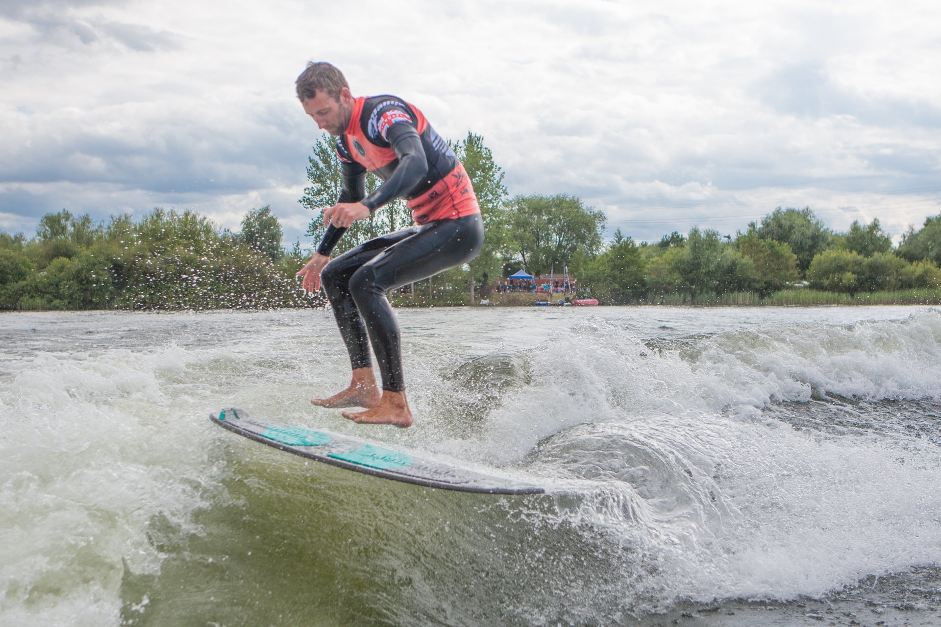 Ant Edwards at the 2023 Malibu Boats UK Wakesurf Nationals