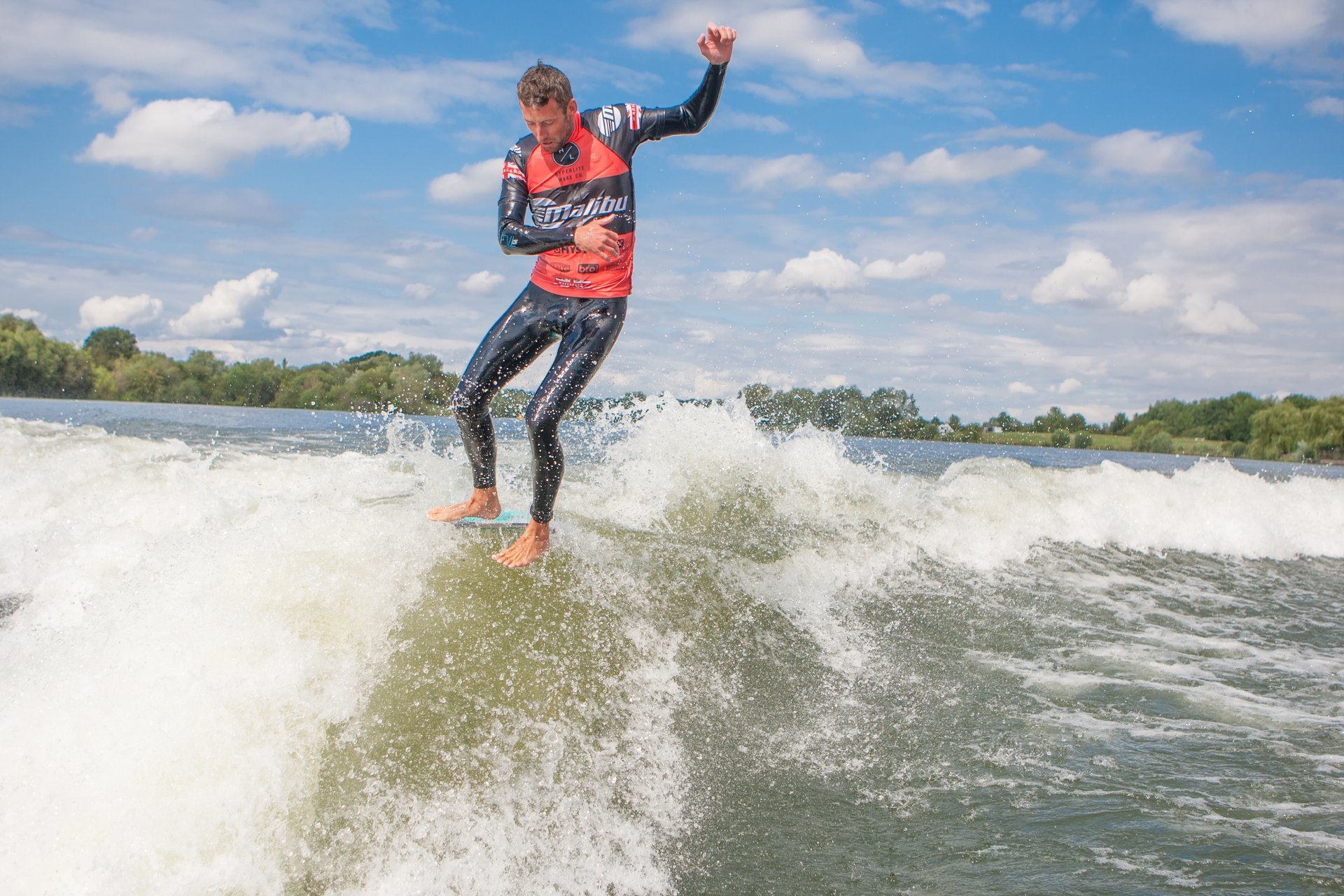Ant Edwards at the 2023 Malibu Boats UK Wakesurf Nationals