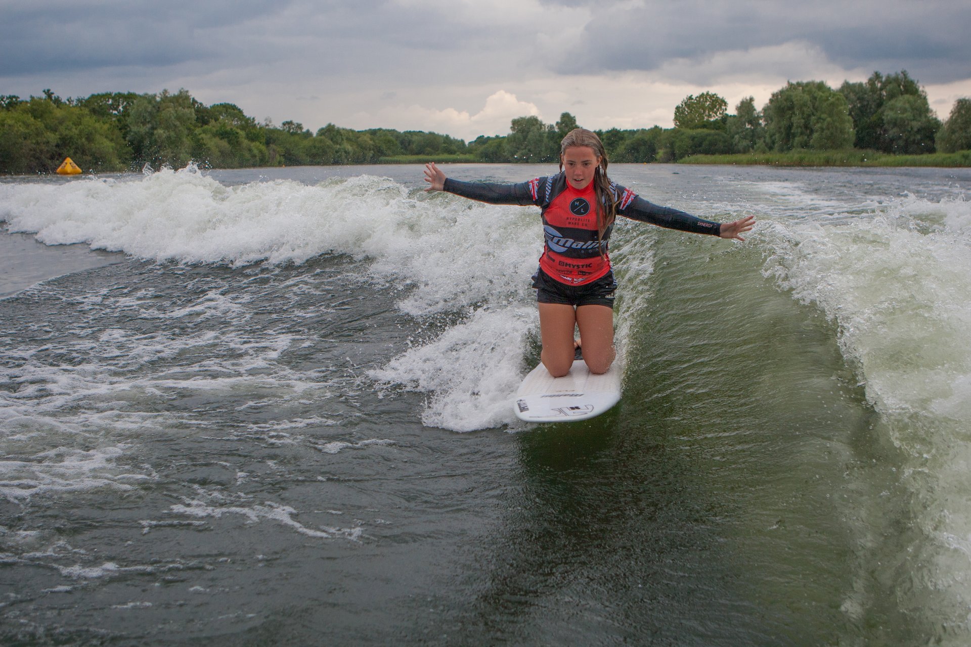 Ava Sherfield at the 2023 Malibu Boats UK Wakesurf Nationals