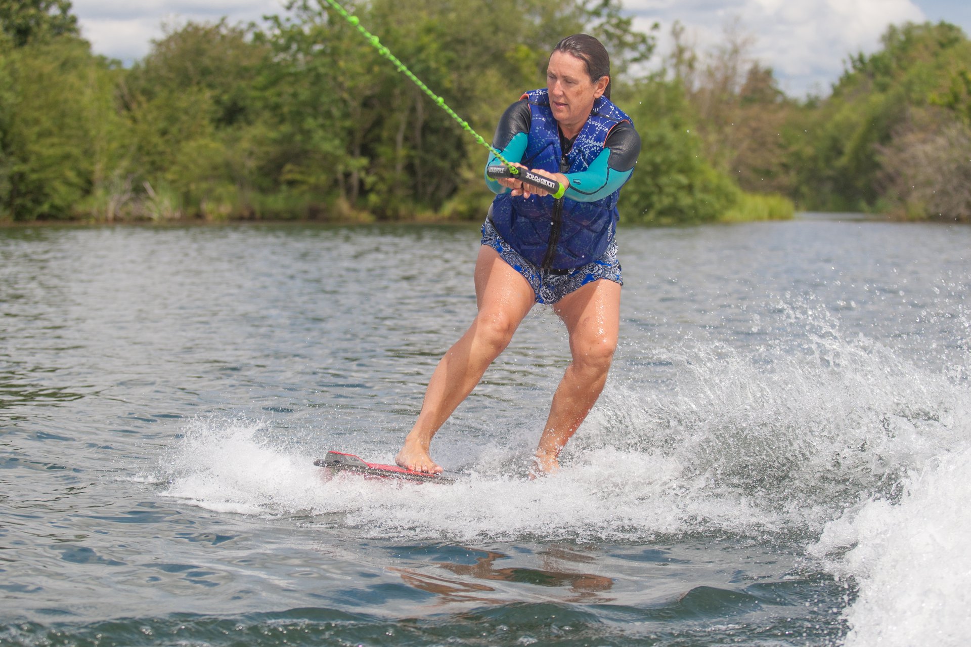 Christine Bickley at the 2023 Malibu Boats UK Wakesurf Nationals