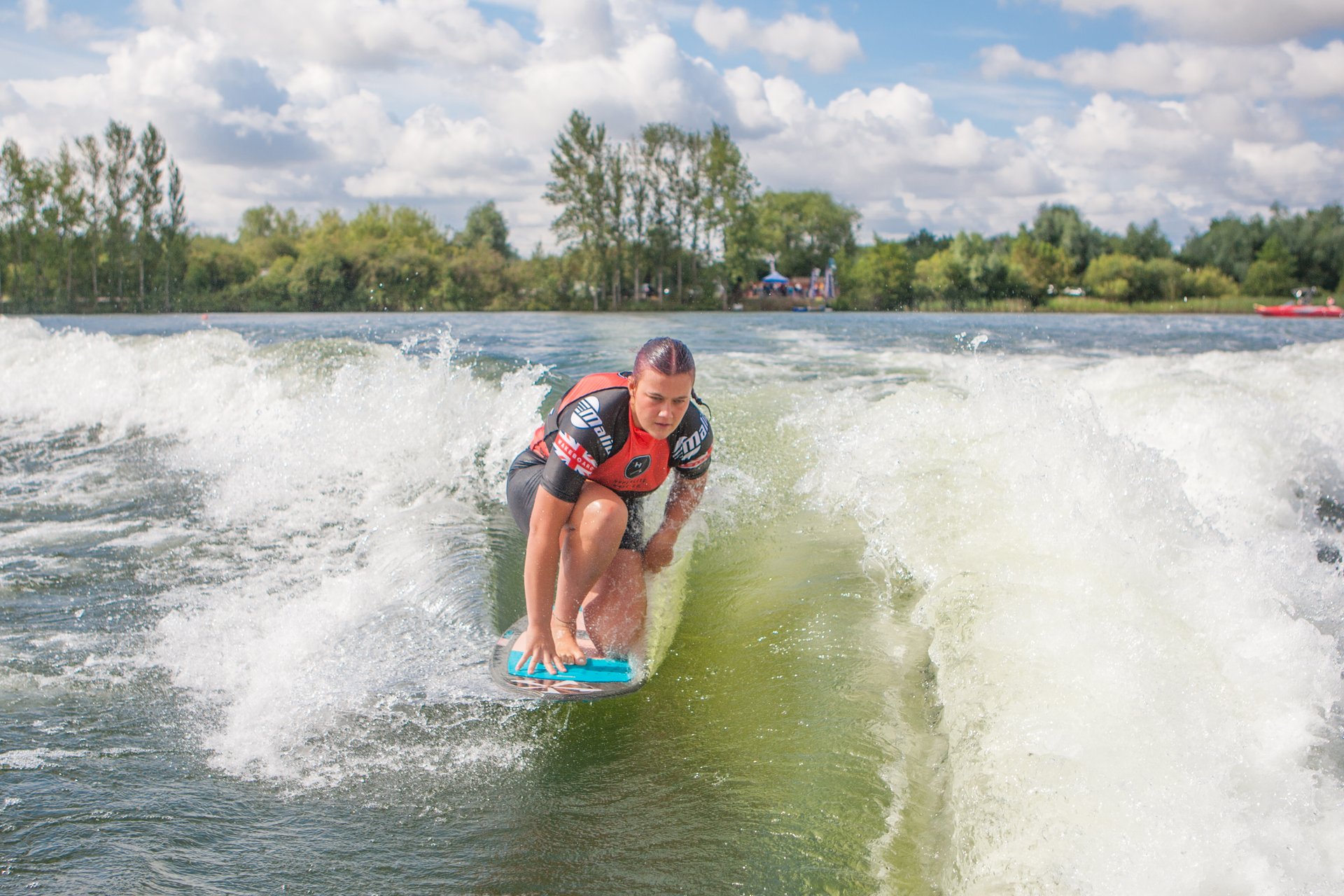 Isabella Williams at the 2023 Malibu Boats UK Wakesurf Nationals