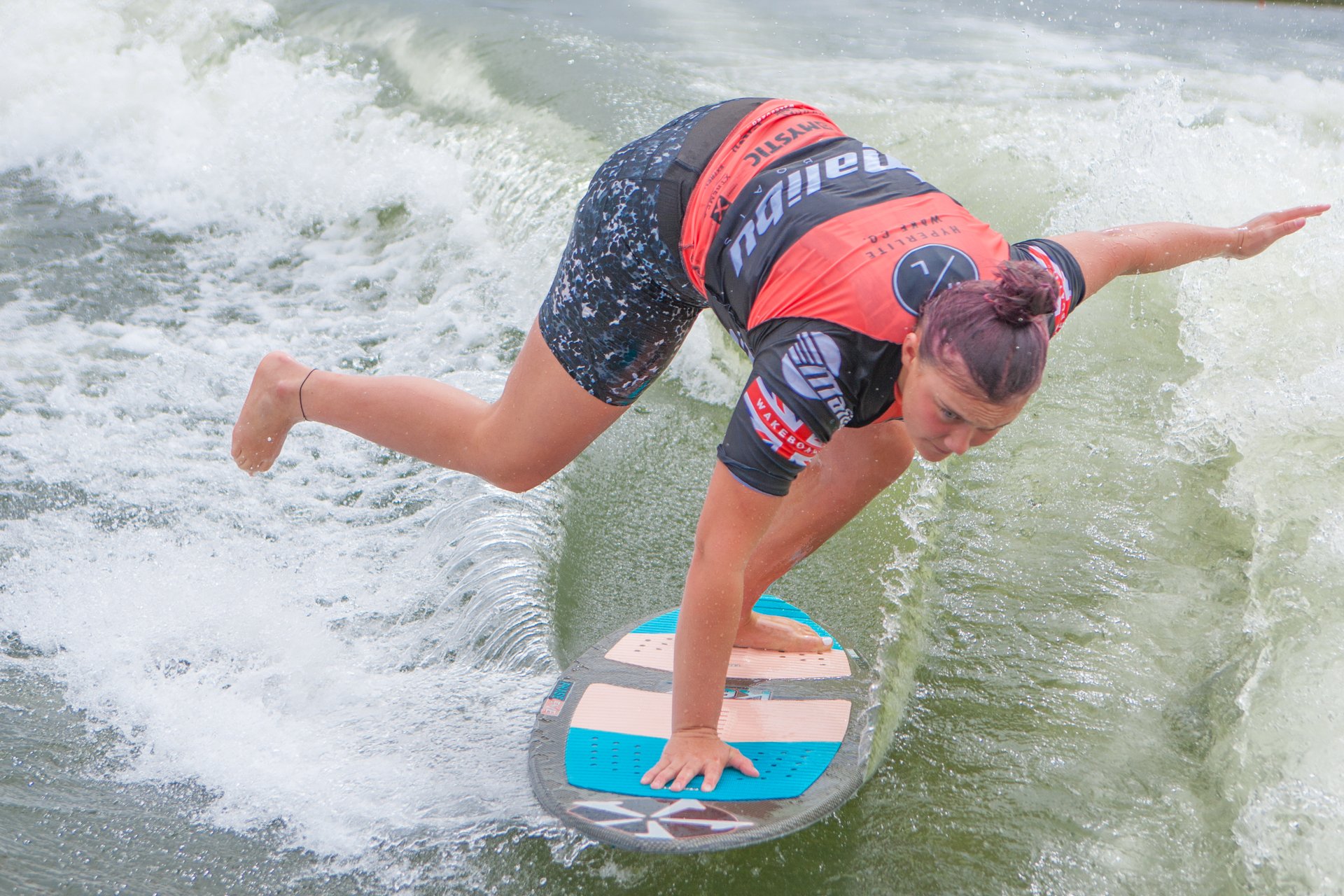 Isabella Williams at the 2023 Malibu Boats UK Wakesurf Nationals