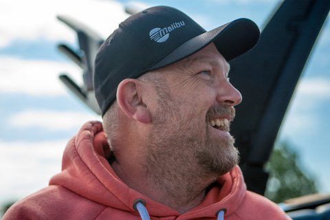 Jeremy Nevill at the 2023 Malibu Boats UK Wakesurf Nationals - Photo Mark Osmond Mich Rowley