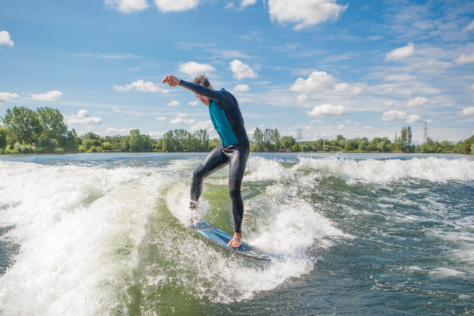 Miles at the 2023 Malibu Boats UK Wakesurf Nationals