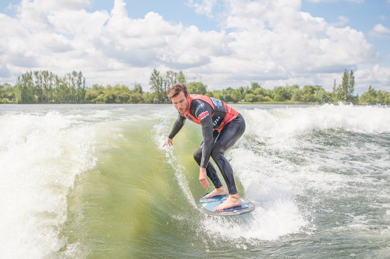 Miles at the 2023 Malibu Boats UK Wakesurf Nationals - Photo Mark Osmond Mich Rowley