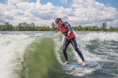 Miles at the 2023 Malibu Boats UK Wakesurf Nationals - Photo Mark Osmond Mich Rowley