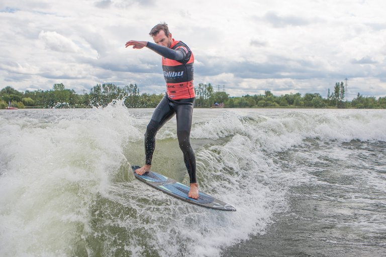 Miles at the 2023 Malibu Boats UK Wakesurf Nationals - Photo Mark Osmond Mich Rowley