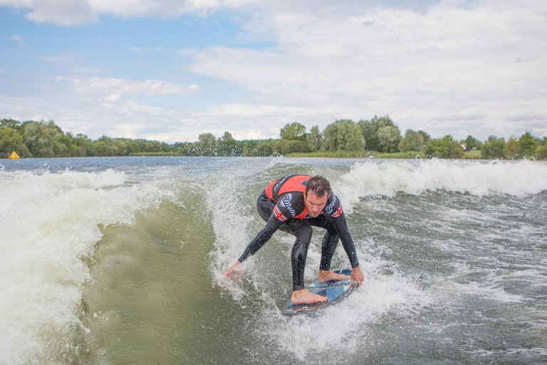 Miles at the 2023 Malibu Boats UK Wakesurf Nationals - Photo Mark Osmond Mich Rowley