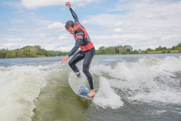 Miles at the 2023 Malibu Boats UK Wakesurf Nationals - Photo Mark Osmond Mich Rowley