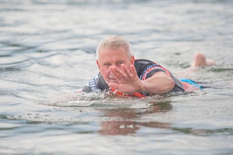 Rob Donaldson at the 2023 Malibu Boats UK Wakesurf Nationals - Photo Mark Osmond Mich Rowley