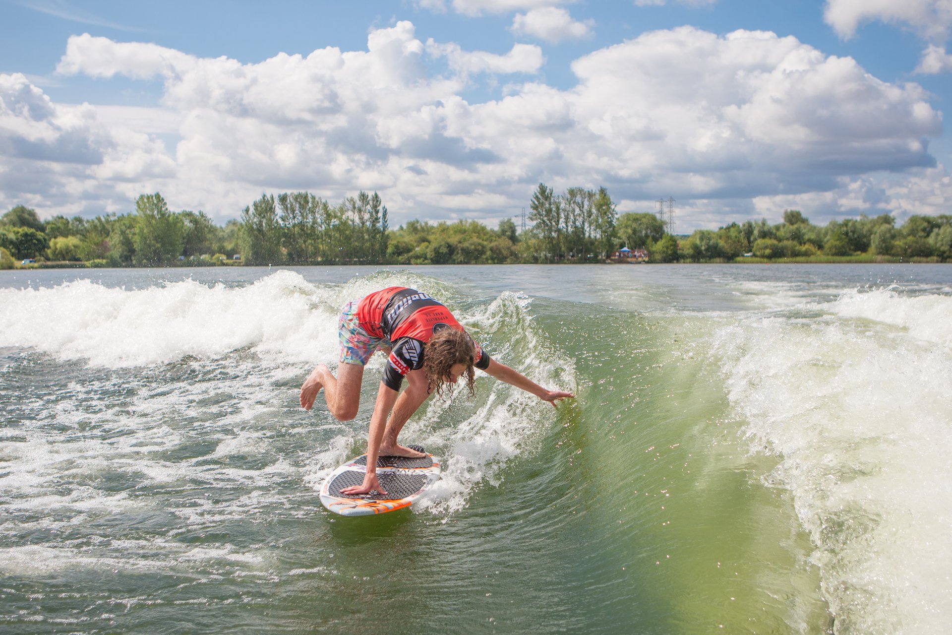 Ryan Thayne at the 2023 Malibu Boats UK Wakesurf Nationals
