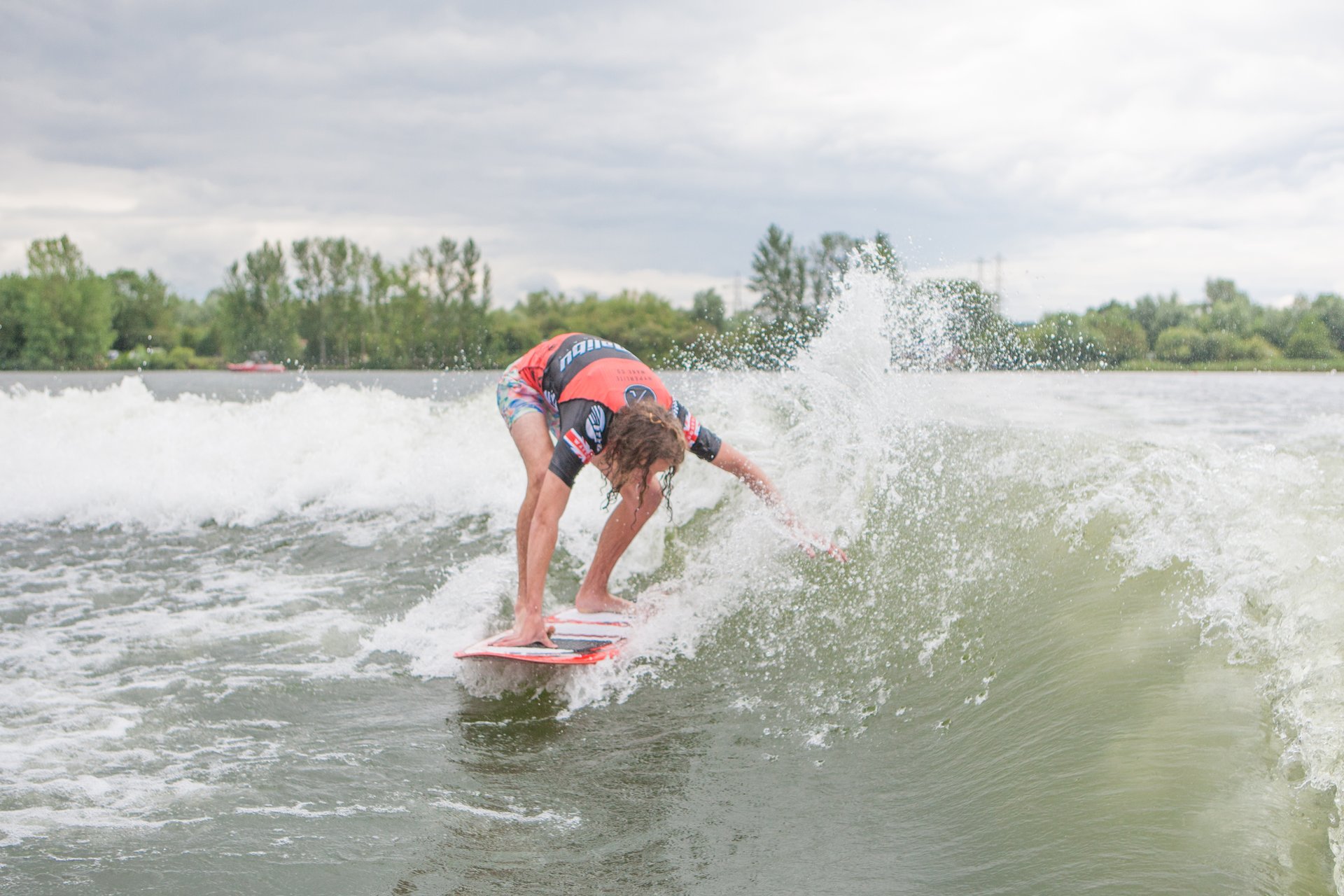 Ryan Thayne at the 2023 Malibu Boats UK Wakesurf Nationals