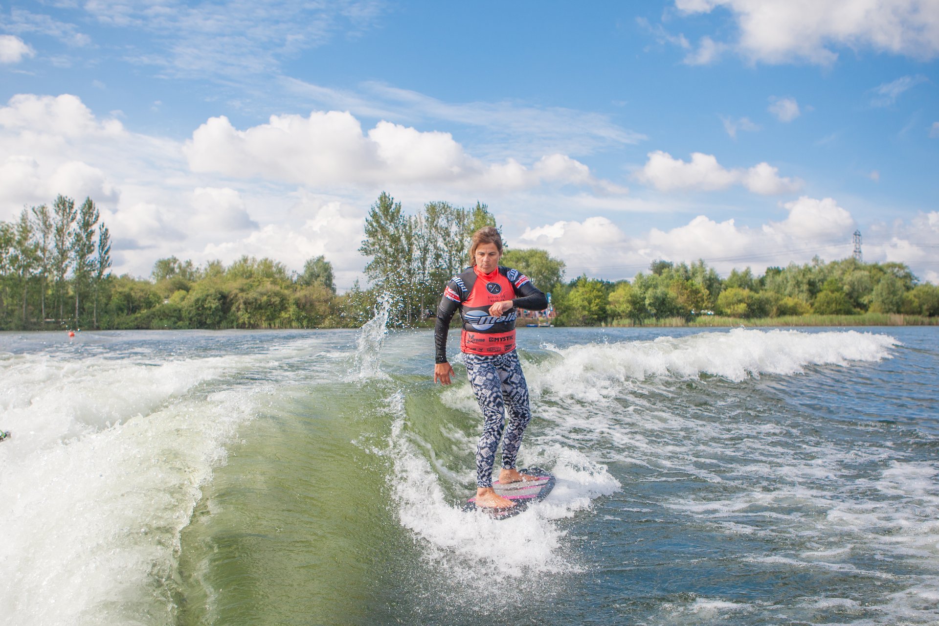 Sam Buckles at the 2023 Malibu Boats UK Wakesurf Nationals