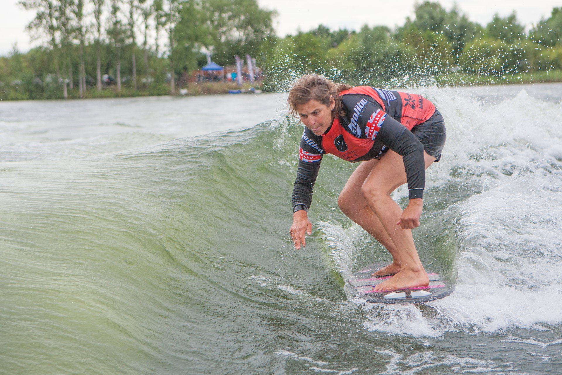 Sam Buckles at the 2023 Malibu Boats UK Wakesurf Nationals
