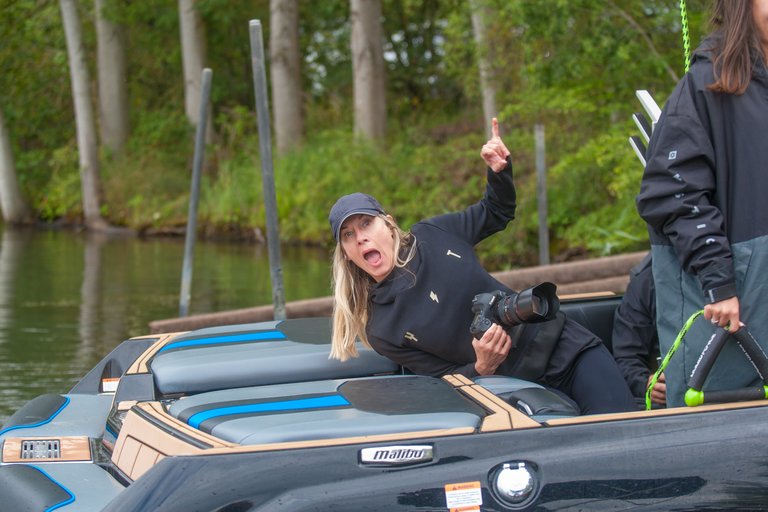 Staff at the 2023 Malibu Boats UK Wakesurf Nationals - Photo Mark Osmond Mich Rowley