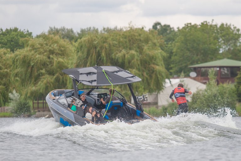 Staff at the 2023 Malibu Boats UK Wakesurf Nationals - Photo Mark Osmond Mich Rowley