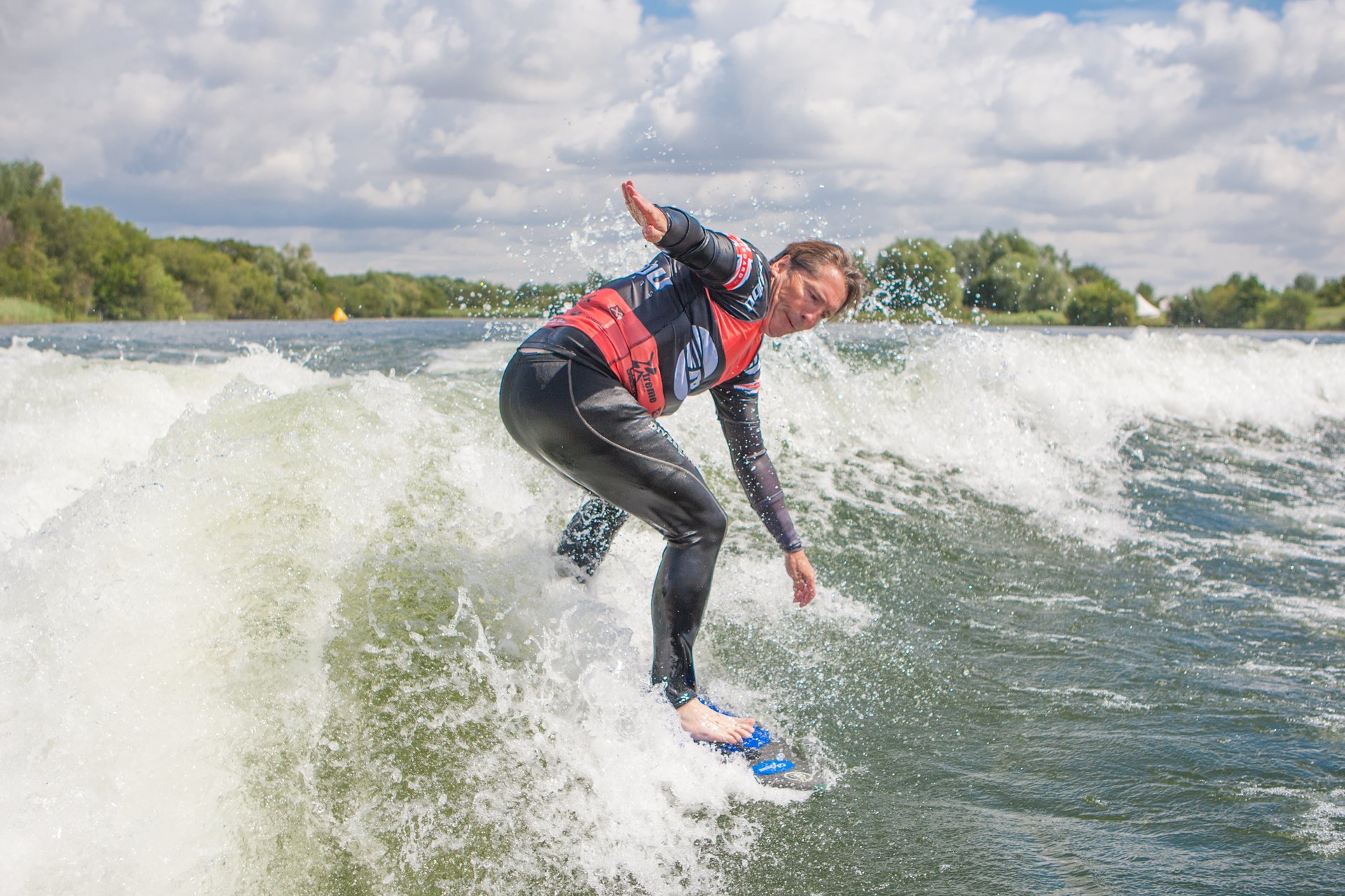 Tom Petersen at the 2023 Malibu Boats UK Wakesurf Nationals
