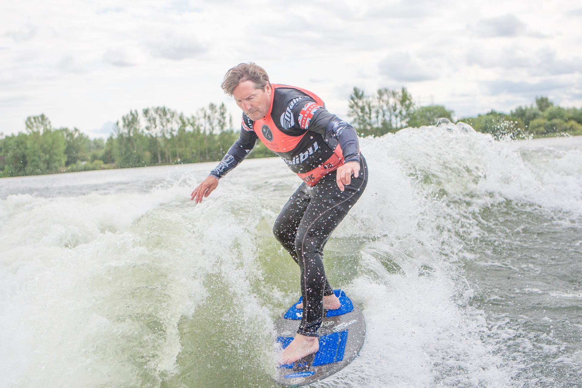 Tom Petersen at the 2023 Malibu Boats UK Wakesurf Nationals