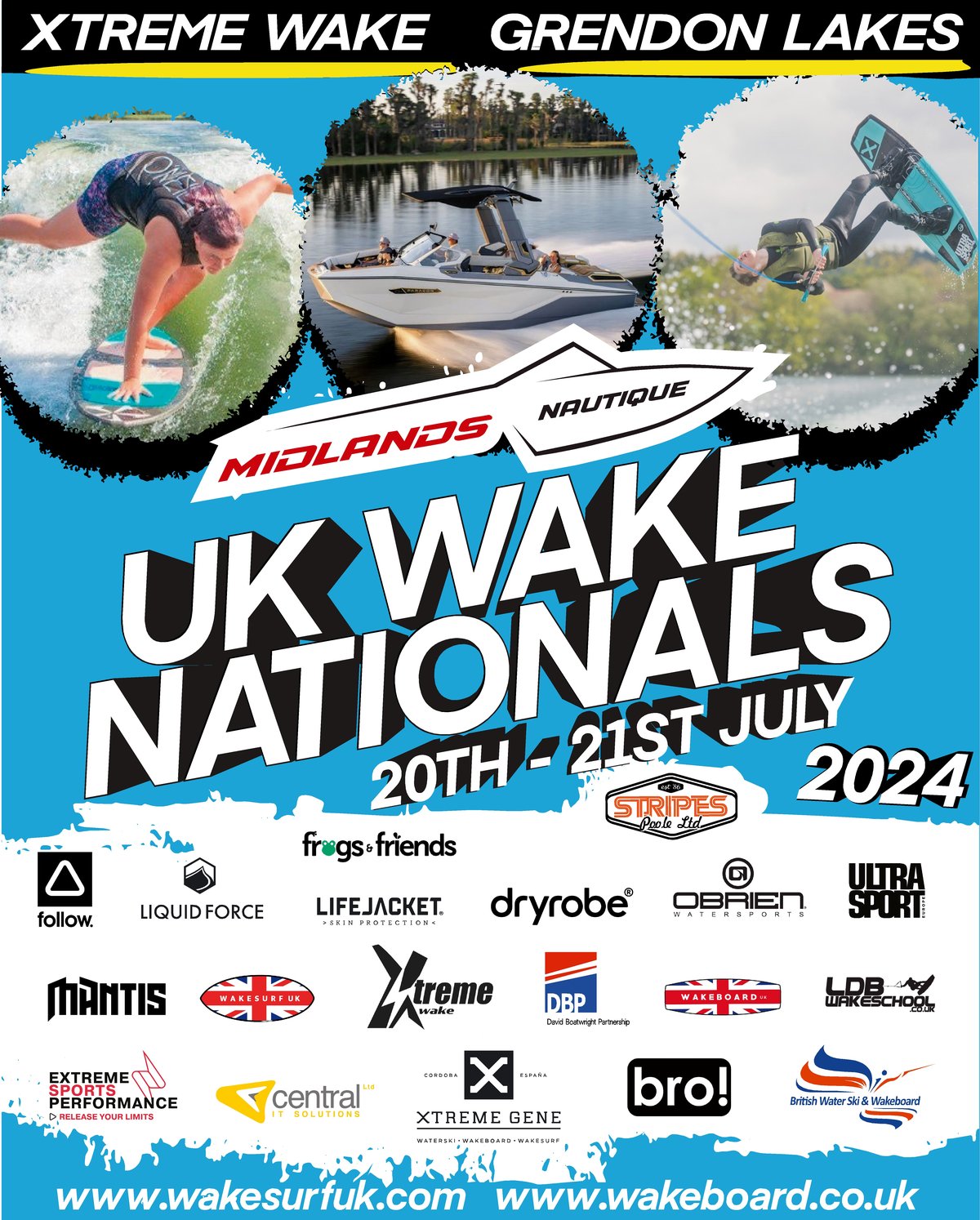 Midlands Nautique Sponsor the 2024 UK Wake National Championships