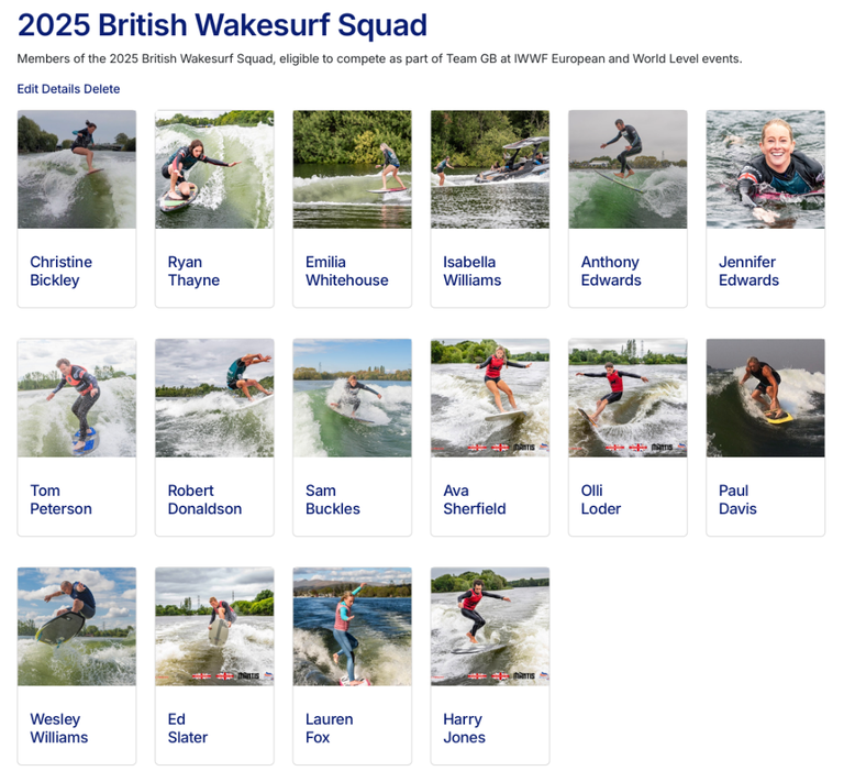 2025 GB Wakesurf Squad Announced