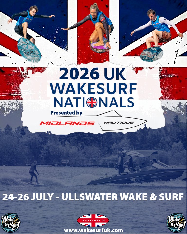 2026 GB Wakesurf Nationals Poster - Wakesurf UK
